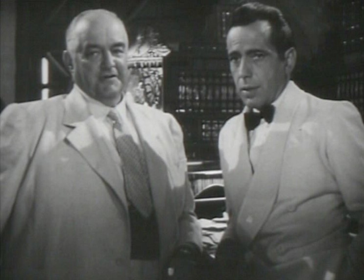 Humphrey Bogart: White dinner jacket