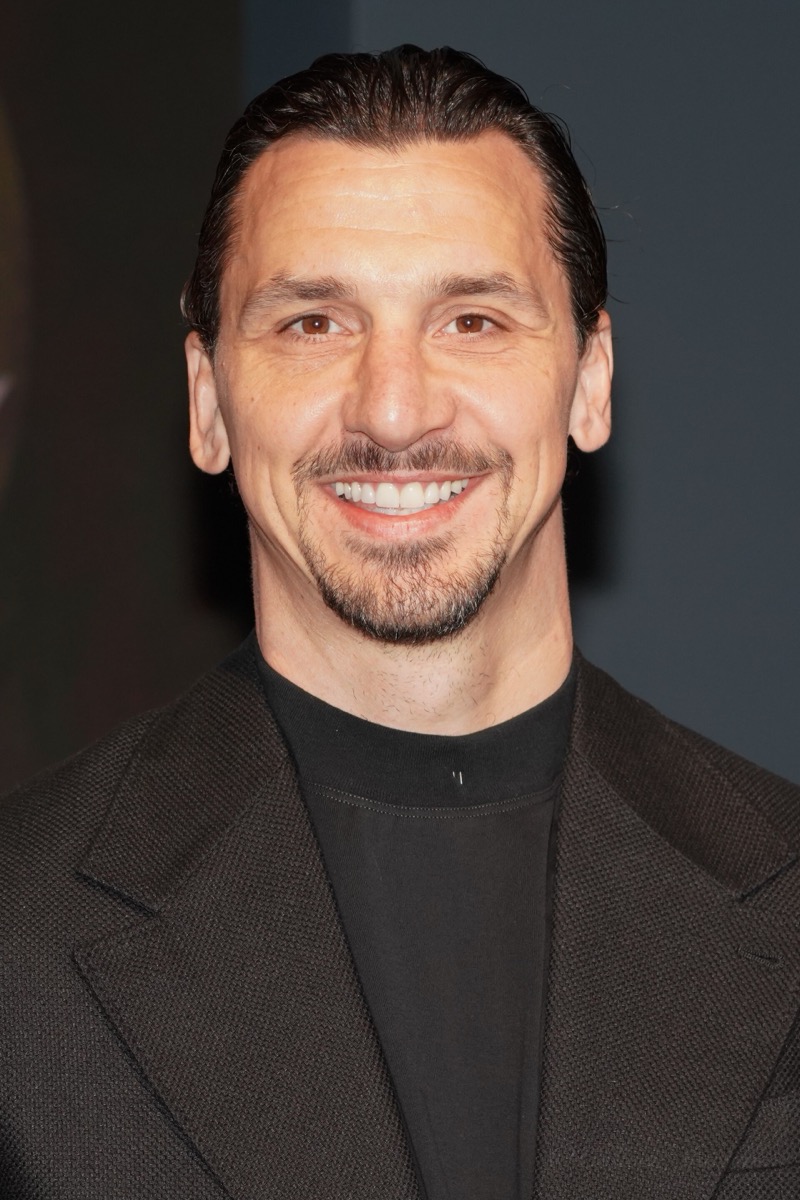 Zlatan Ibrahimović: Black turtleneck and black blazer