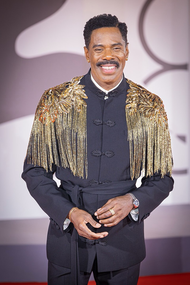 Colman Domingo: Gold fringe jacket