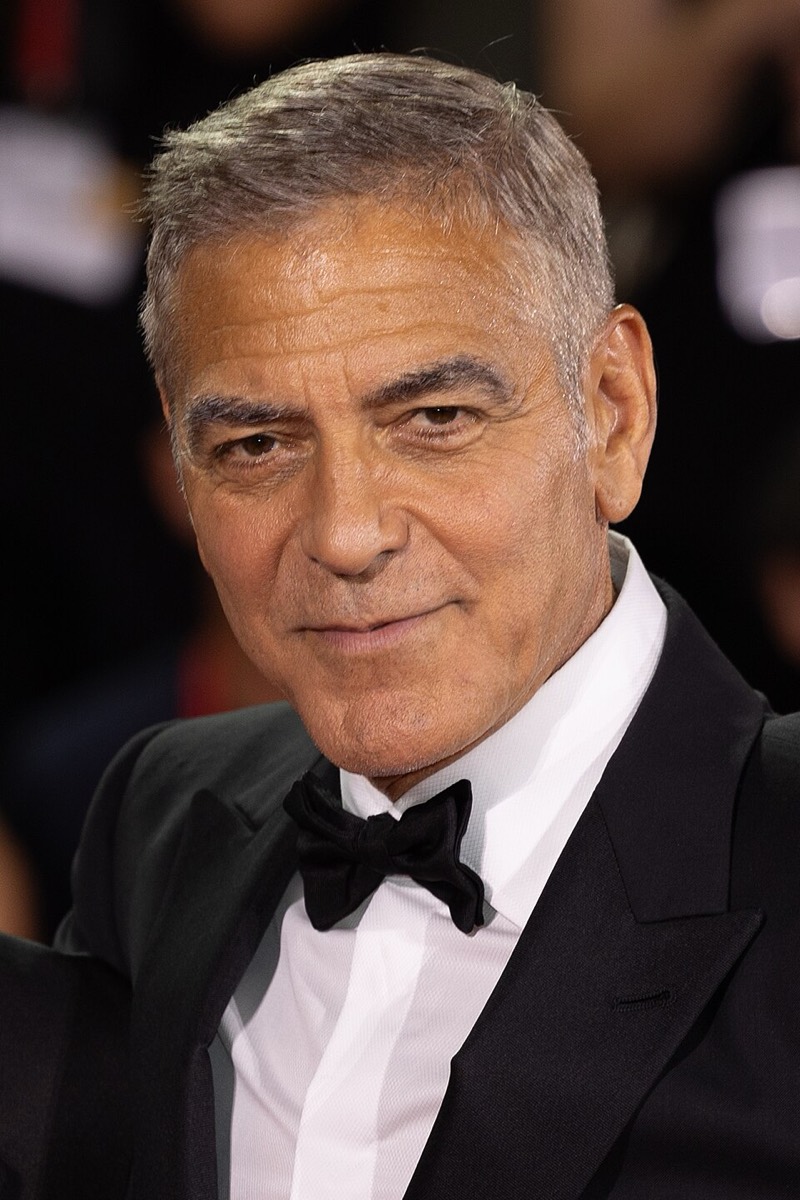 George Clooney wearing classic black tuxedo at Venice Film Festival 2024