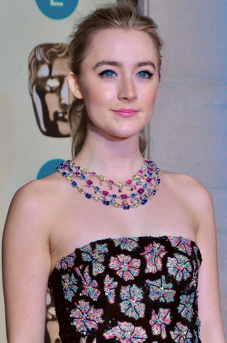 Saoirse Ronan: Sequin bustier dress